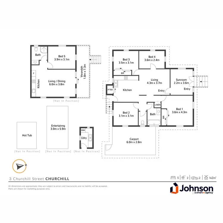 Floorplan of Homely house listing, 3 Churchill Street, Churchill QLD 4305