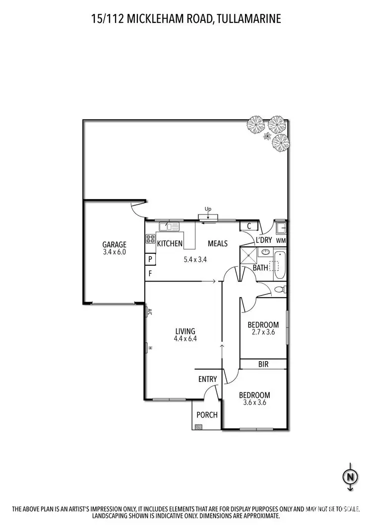 Floorplan of Homely unit listing, 15/112A Mickleham Road, Tullamarine VIC 3043