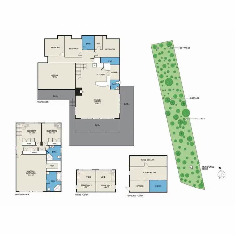 Floorplan of Homely rural property listing, 442 Talga Road, Lovedale NSW 2325