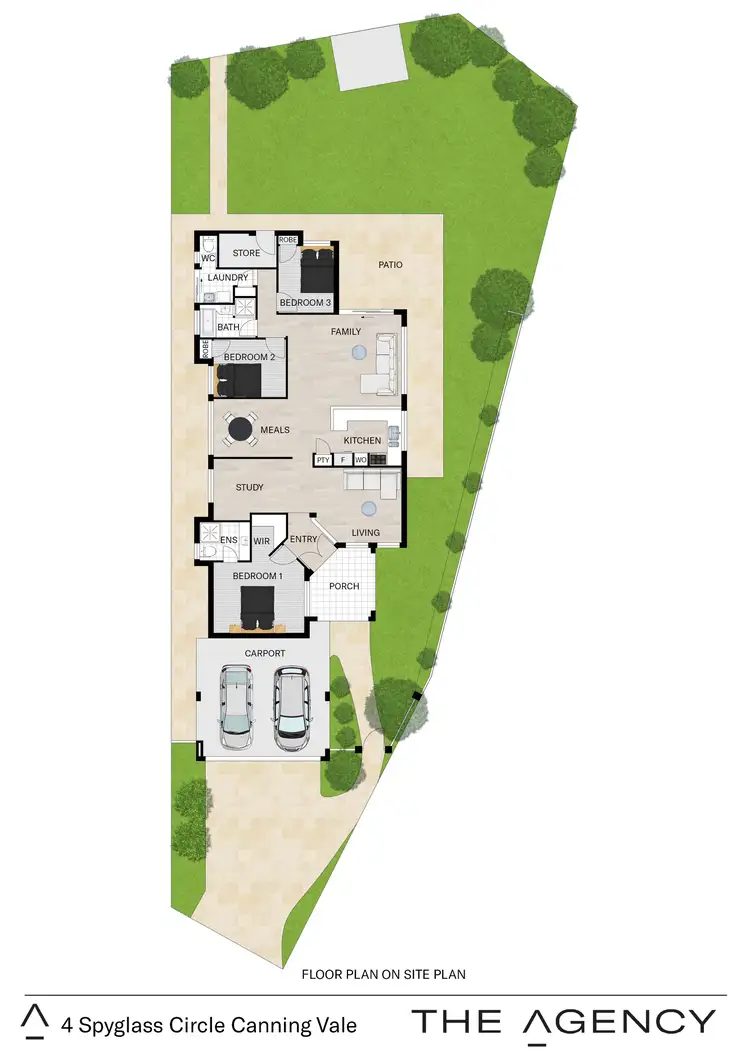 Floorplan of Homely house listing, 4 Spyglass Circle, Canning Vale WA 6155