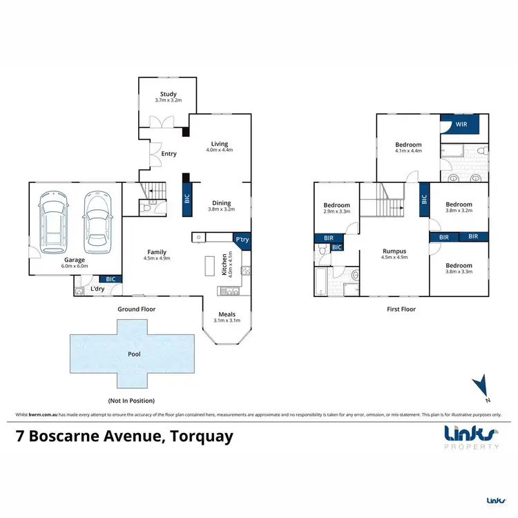 Floorplan of Homely house listing, 7 Boscarne Avenue, Torquay VIC 3228