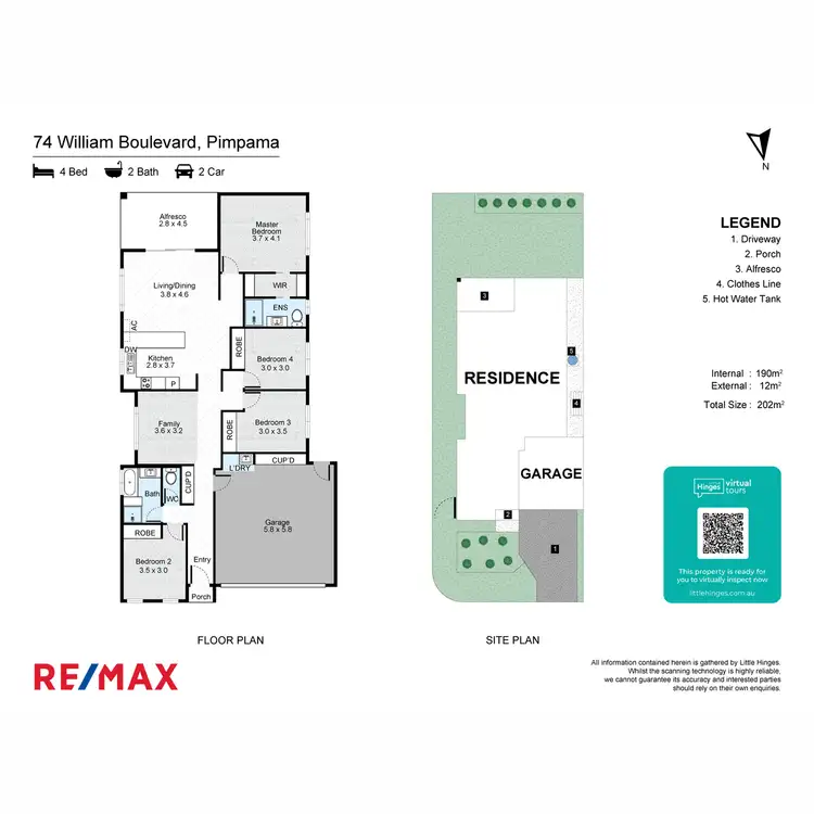 Floorplan of Homely house listing, 74 William Boulevard, Pimpama QLD 4209