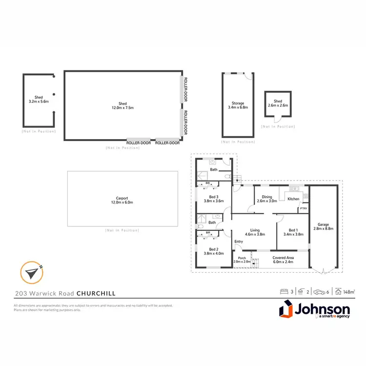 Floorplan of Homely house listing, 203 Warwick Road, Churchill QLD 4305