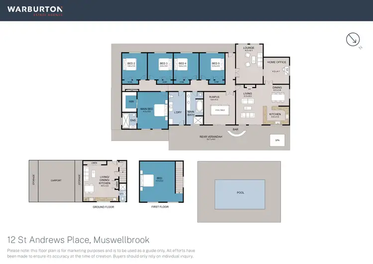 Floorplan of Homely house listing, 12 St Andrews Place, Muswellbrook NSW 2333