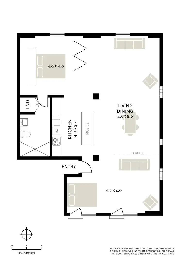 Floorplan of Homely apartment listing, 4/1 Printers Lane, Darlinghurst NSW 2010