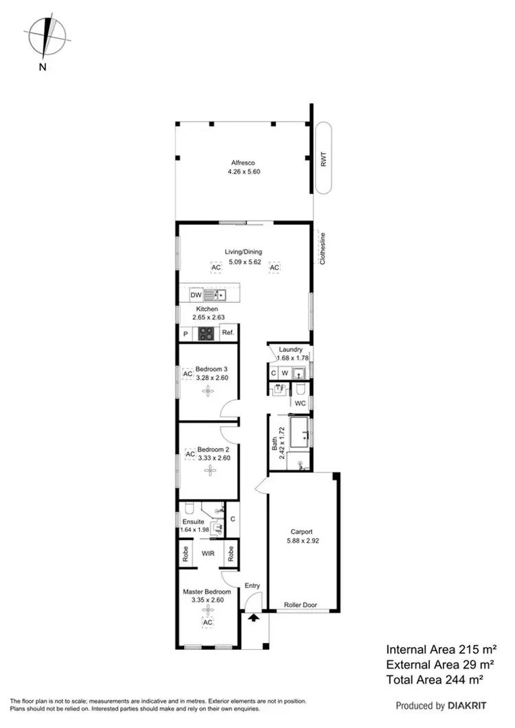 Floorplan of Homely house listing, 6a Wyreema Street, Largs Bay SA 5016