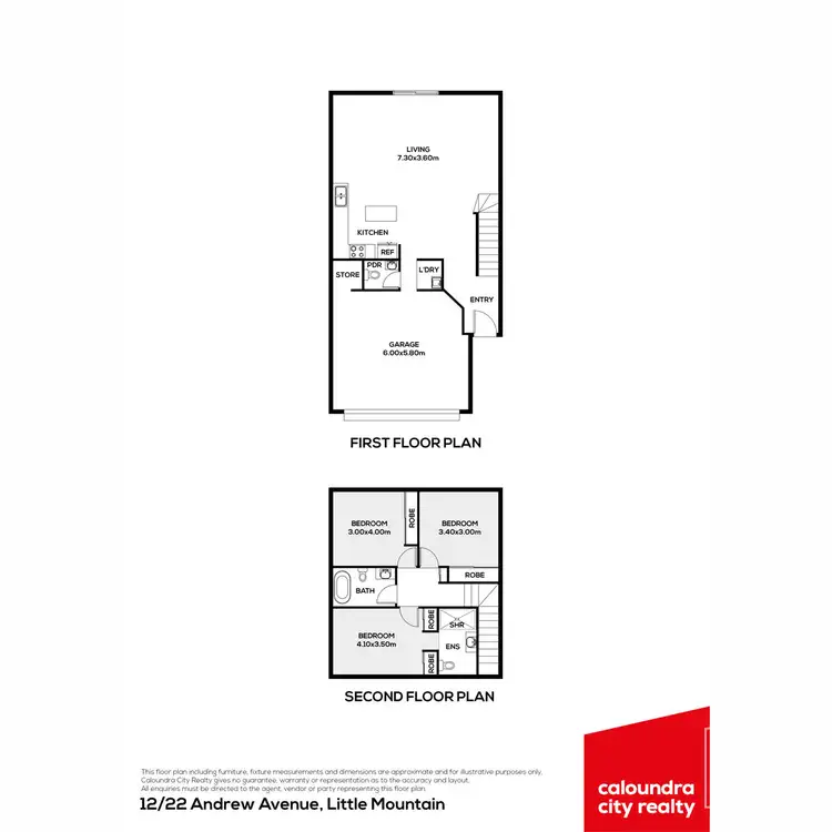 Floorplan of Homely unit listing, 12/22 Andrew Avenue, Little Mountain QLD 4551