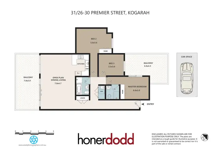 Floorplan of Homely apartment listing, 31/26-30 Premier Street, Kogarah NSW 2217
