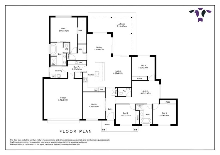 Floorplan of Homely house listing, 112 Belvedere Drive, Spring Mountain QLD 4300