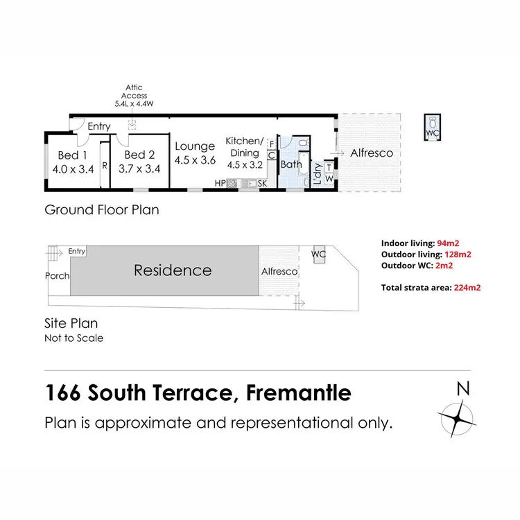 Floorplan of Homely house listing, 166 South Terrace, Fremantle WA 6160