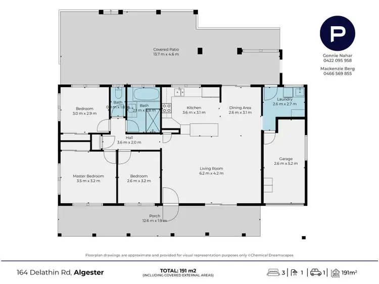 Floorplan of Homely house listing, 164 Delathin Road, Algester QLD 4115