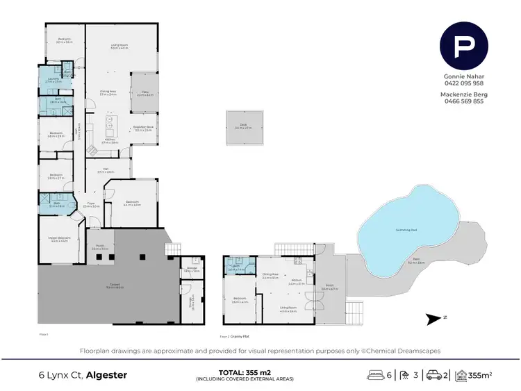 Floorplan of Homely house listing, 6 Lynx Court, Algester QLD 4115