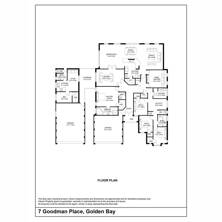 Floorplan of Homely house listing, 7 Goodman Place, Golden Bay WA 6174
