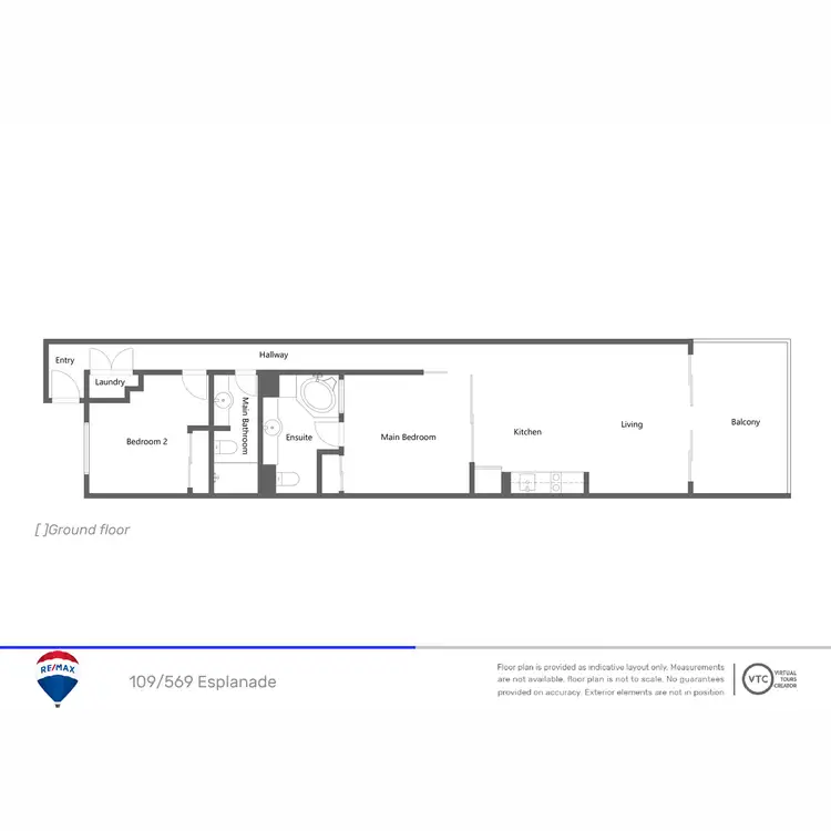 Floorplan of Homely unit listing, 109/569 Esplanade, Urangan QLD 4655