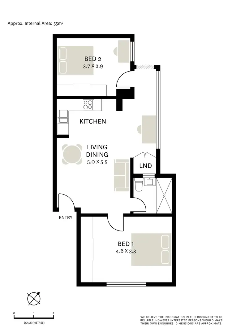 Floorplan of Homely apartment listing, 41B Barcom Avenue, Darlinghurst NSW 2010
