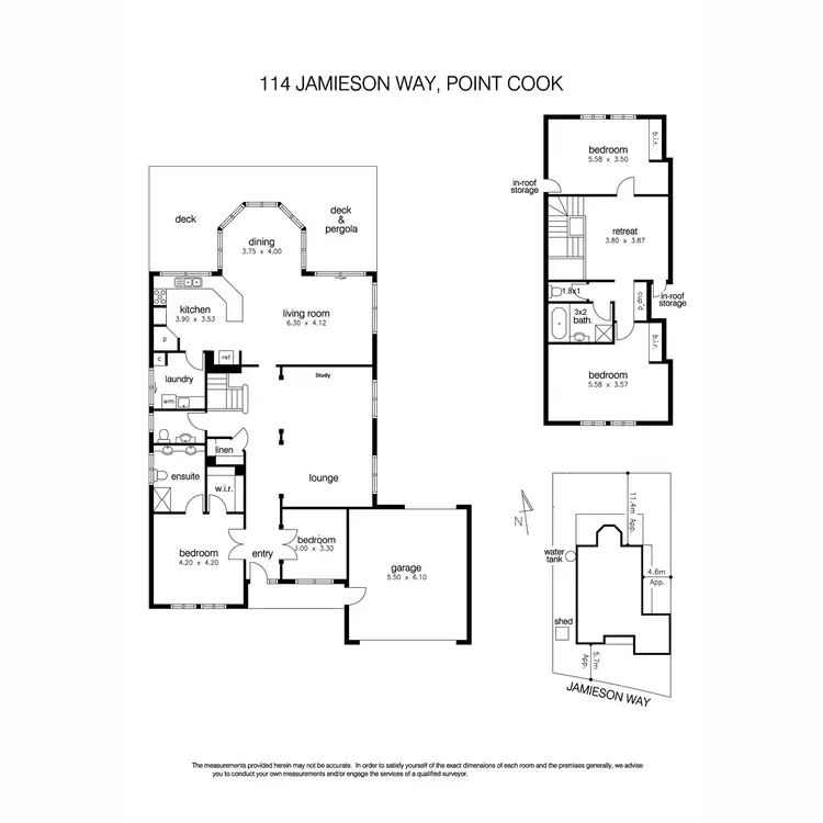 Floorplan of Homely house listing, 114 Jamieson Way, Point Cook VIC 3030