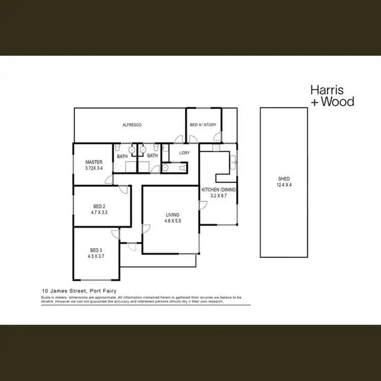 Floorplan of Homely house listing, 10 James Street, Port Fairy VIC 3284