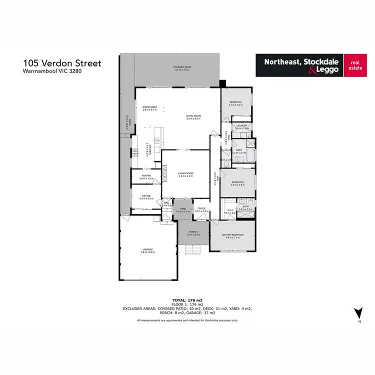 Floorplan of Homely house listing, 105 Verdon Street, Warrnambool VIC 3280