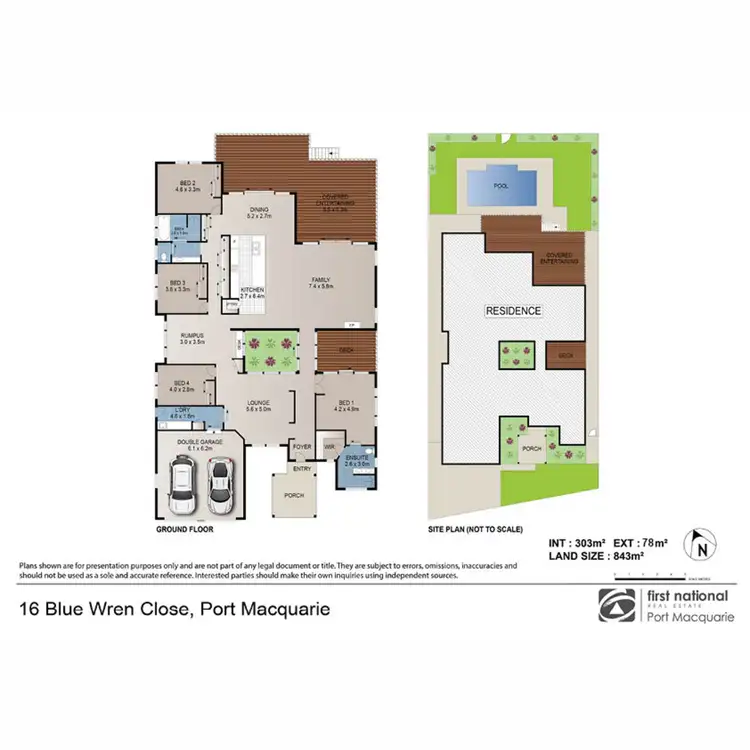 Floorplan of Homely house listing, 16 Blue Wren Close, Port Macquarie NSW 2444