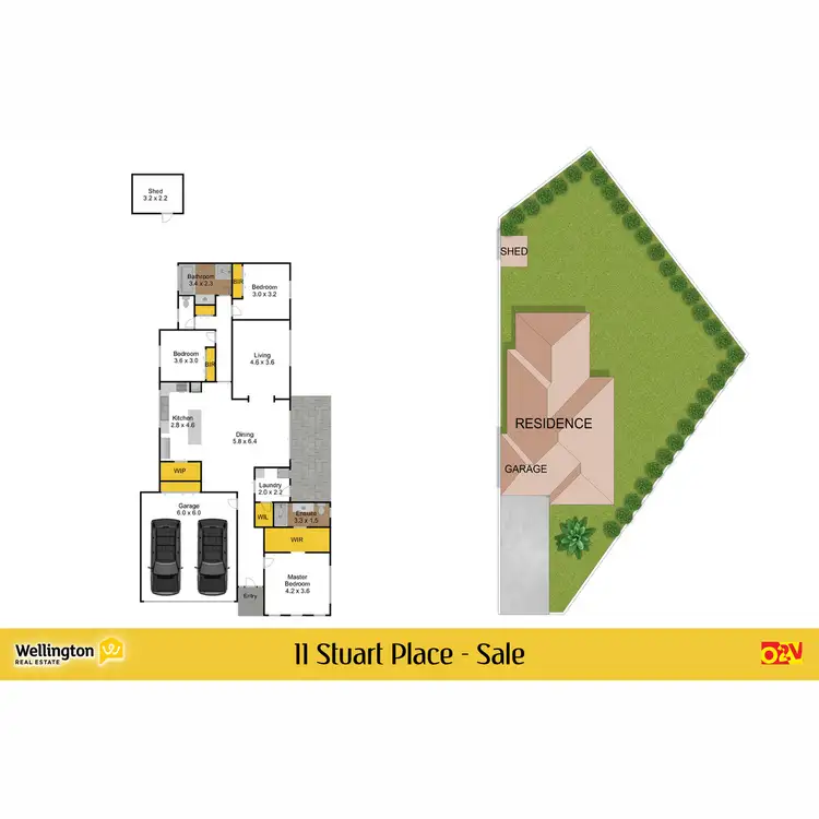 Floorplan of Homely house listing, 11 Stuart Place, Sale VIC 3850