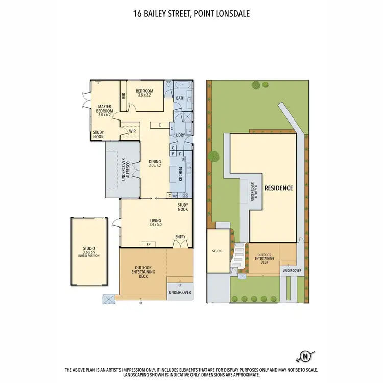 Floorplan of Homely house listing, 16 Bailey Street, Point Lonsdale VIC 3225