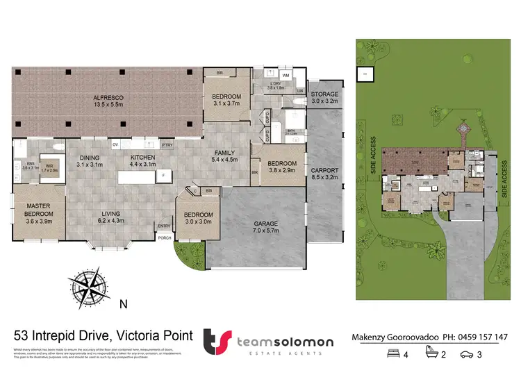 Floorplan of Homely house listing, 53 Intrepid Drive, Victoria Point QLD 4165