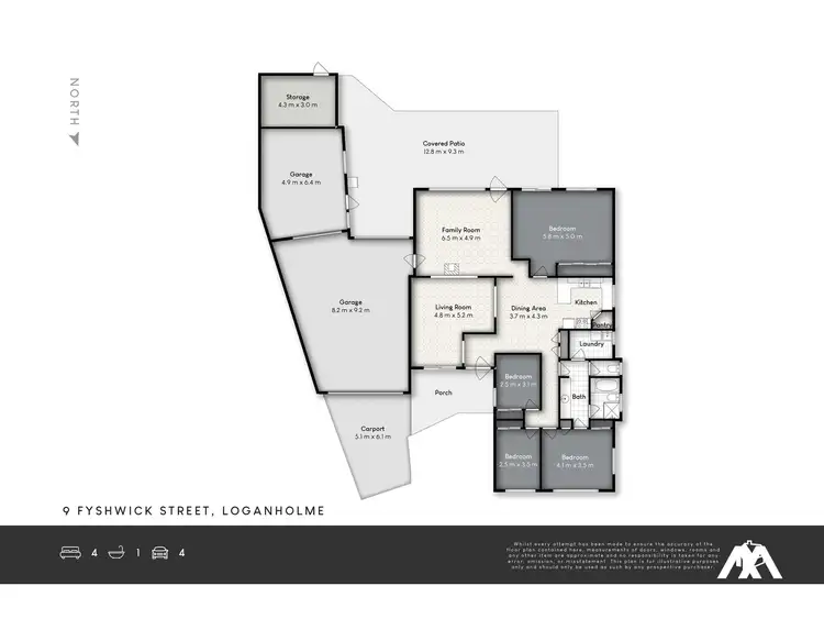 Floorplan of Homely house listing, 9 Fyshwick Street, Loganholme QLD 4129