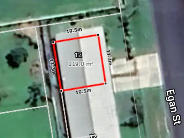 Floorplan of Homely unit listing, 1/12 Egan Street, Mareeba QLD 4880