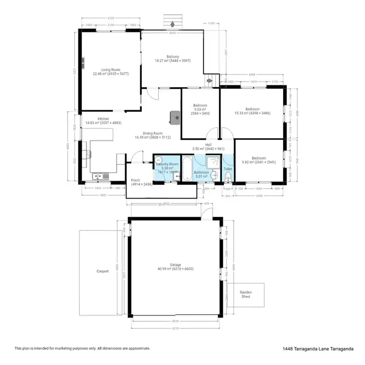 Floorplan of Homely house listing, 1448 Tarraganda Lane, Bega NSW 2550