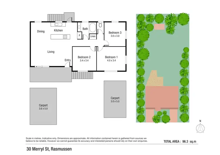 Floorplan of Homely house listing, 30 Merryl Street, Rasmussen QLD 4815