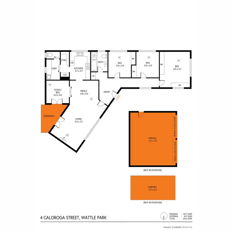 Floorplan of Homely house listing, 4 Caloroga Street, Wattle Park SA 5066