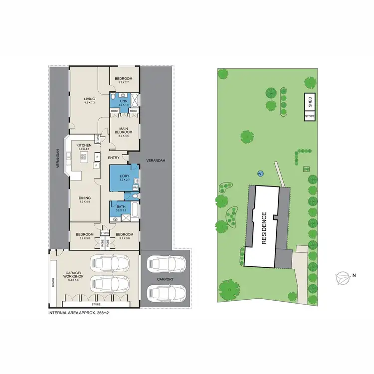 Floorplan of Homely house listing, 1 Wood Street, Mulbring NSW 2323