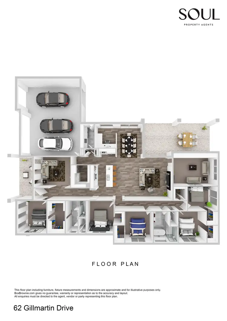 Floorplan of Homely house listing, 62 Gillmartin Drive, Griffith NSW 2680