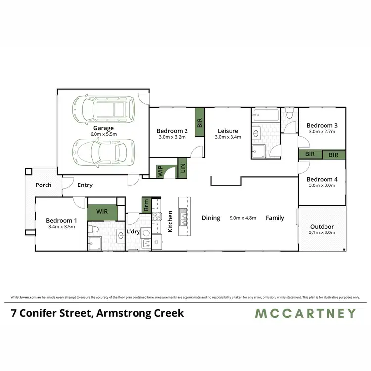 Floorplan of Homely house listing, 7 Conifer Street, Armstrong Creek VIC 3217