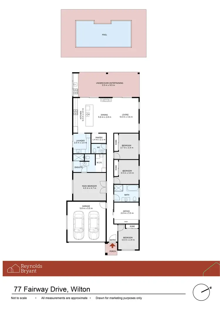 Floorplan of Homely house listing, 77 Fairway Drive, Wilton NSW 2571