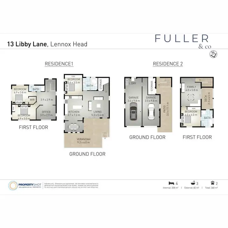 Floorplan of Homely house listing, 13 Libby Lane, Lennox Head NSW 2478