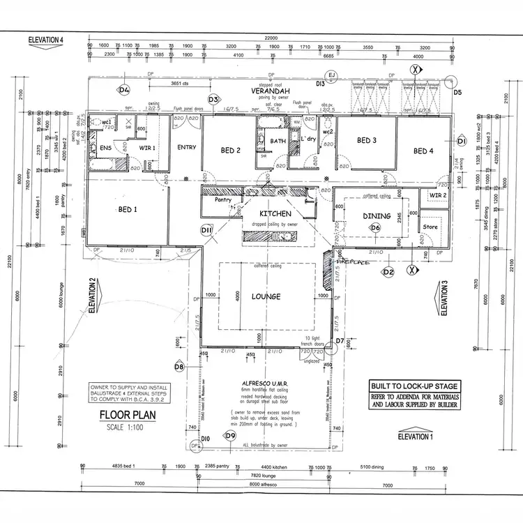Floorplan of Homely house listing, 22 Kooyong Close, Bullsbrook WA 6084