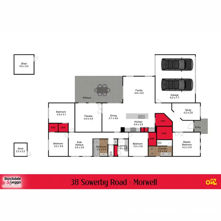 Floorplan of Homely house listing, 38 Sowerby Road, Morwell VIC 3840