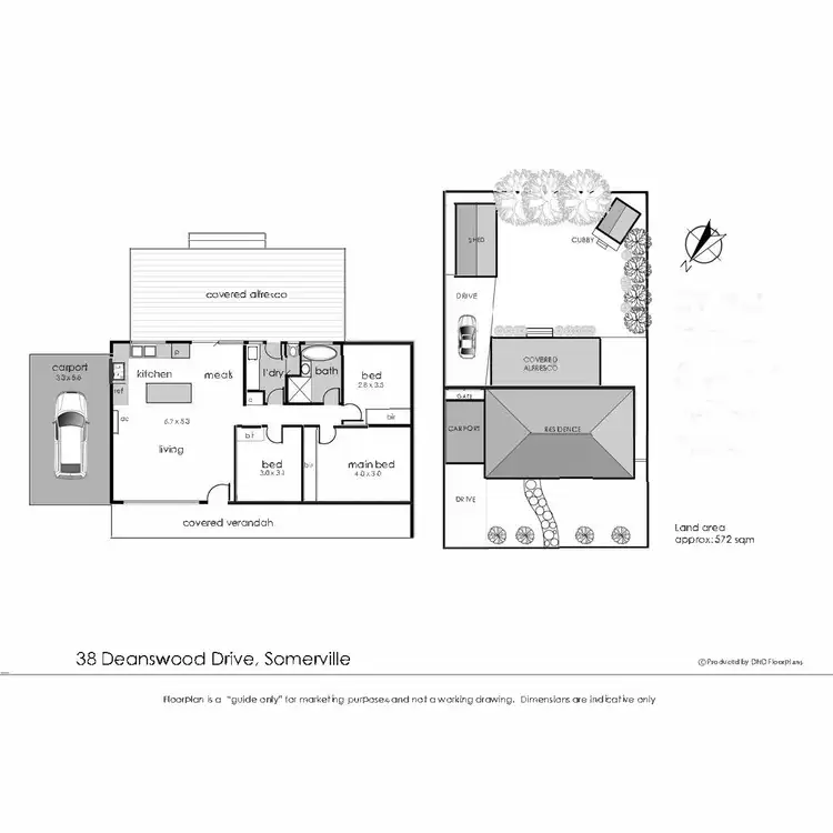 Floorplan of Homely house listing, 38 Deanswood Drive, Somerville VIC 3912