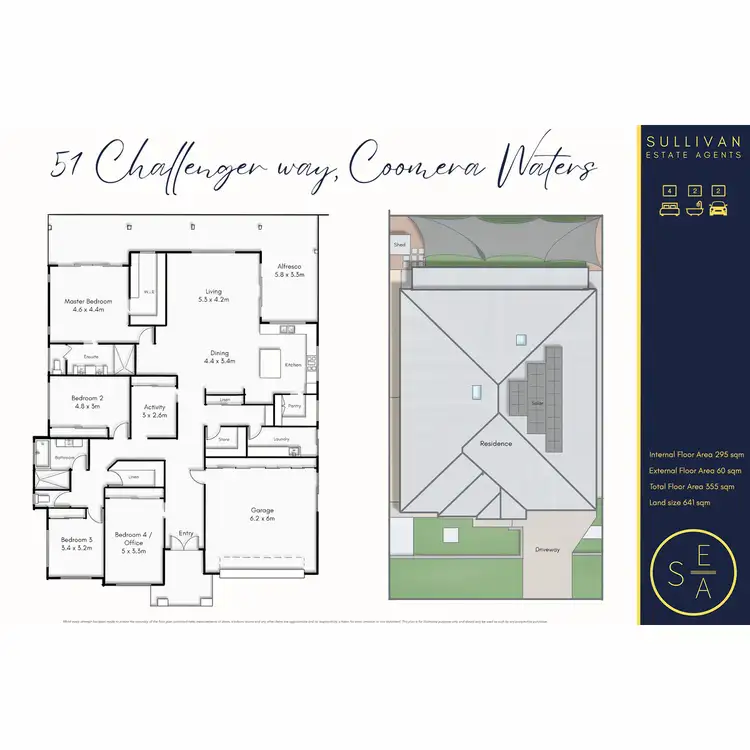 Floorplan of Homely house listing, 51 Challenger Way, Coomera Waters QLD 4209