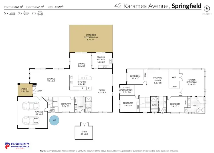 Floorplan of Homely house listing, 42 Karamea Avenue, Springfield QLD 4300