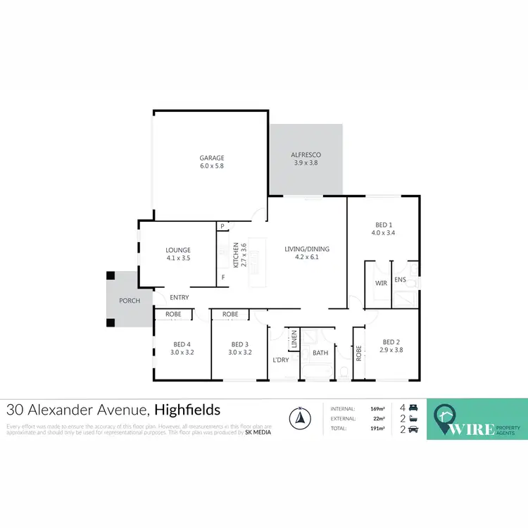 Floorplan of Homely house listing, 30 Alexander Avenue, Highfields QLD 4352