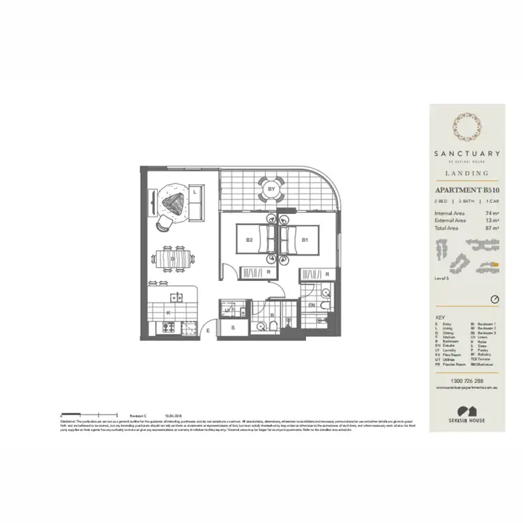 Floorplan of Homely apartment listing, 510/16 hill Road, Wentworth Point NSW 2127