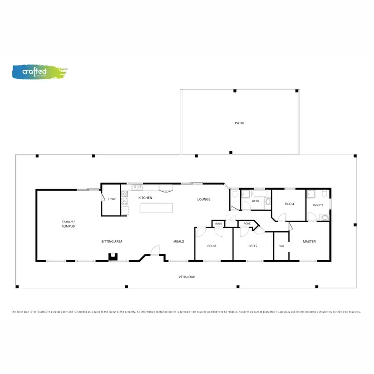 Floorplan of Homely rural property listing, 18 Presley Court, North Maclean QLD 4280