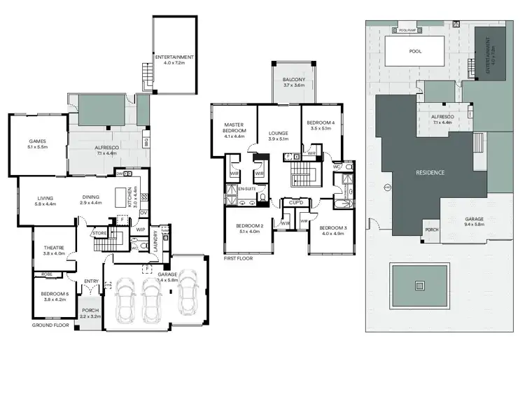 Floorplan of Homely house listing, 12 Sextant Way, Jindalee WA 6036