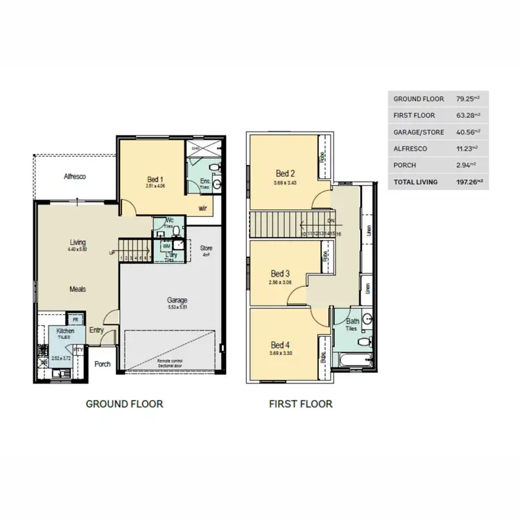 Floorplan of Homely house listing, 14 Emily Loop, Madeley WA 6065