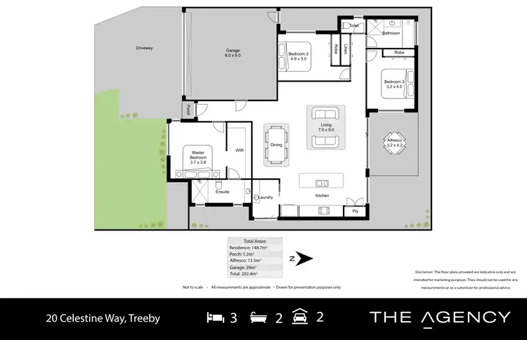 Floorplan of Homely house listing, 20 Celestine Way, Treeby WA 6164