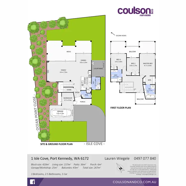 Floorplan of Homely house listing, 1 Isle Cove, Port Kennedy WA 6172