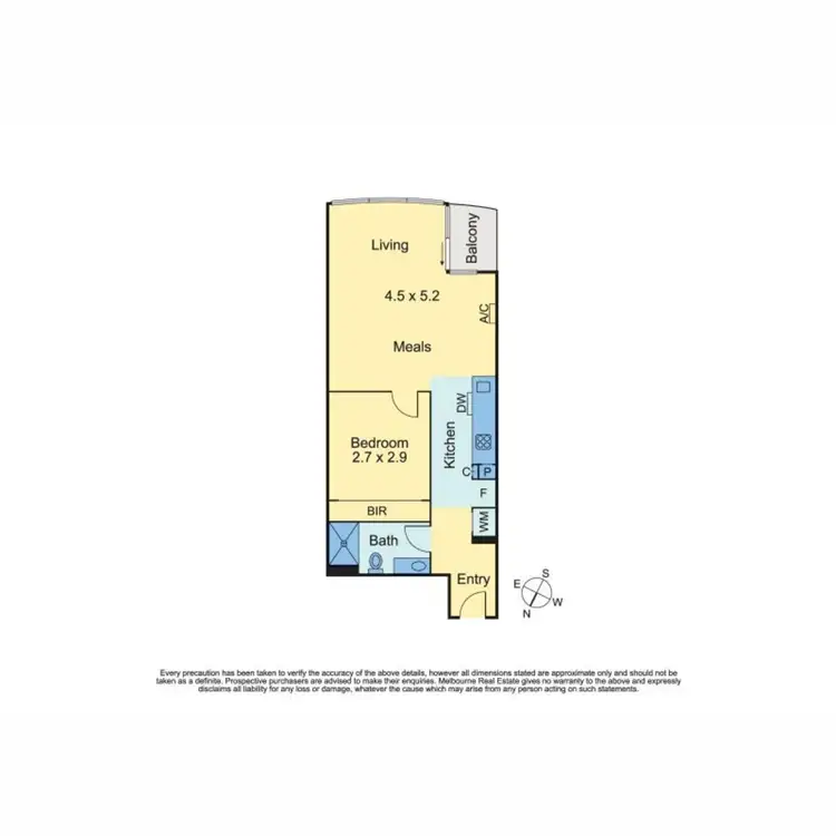 Floorplan of Homely apartment listing, 3508/285 La Trobe Street, Melbourne VIC 3000