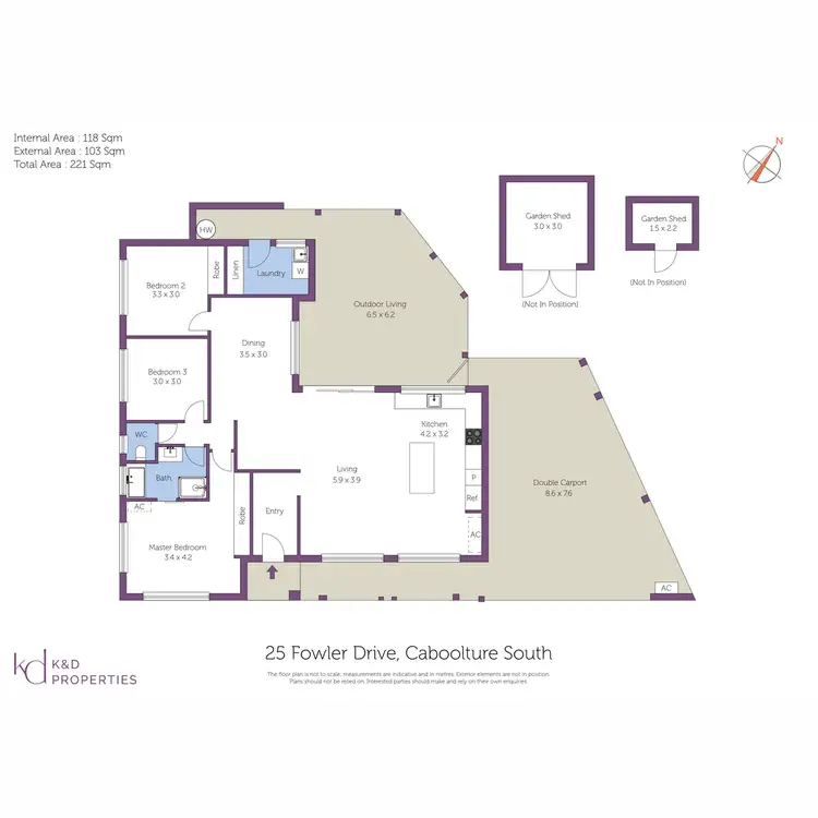 Floorplan of Homely house listing, 25 Fowler Drive, Caboolture South QLD 4510